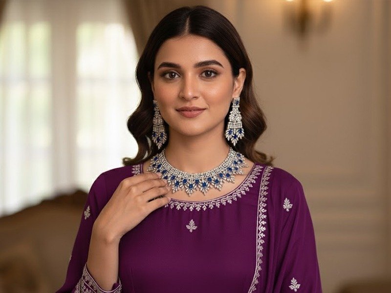 Imperial Sapphire Diamond Set - Image 2