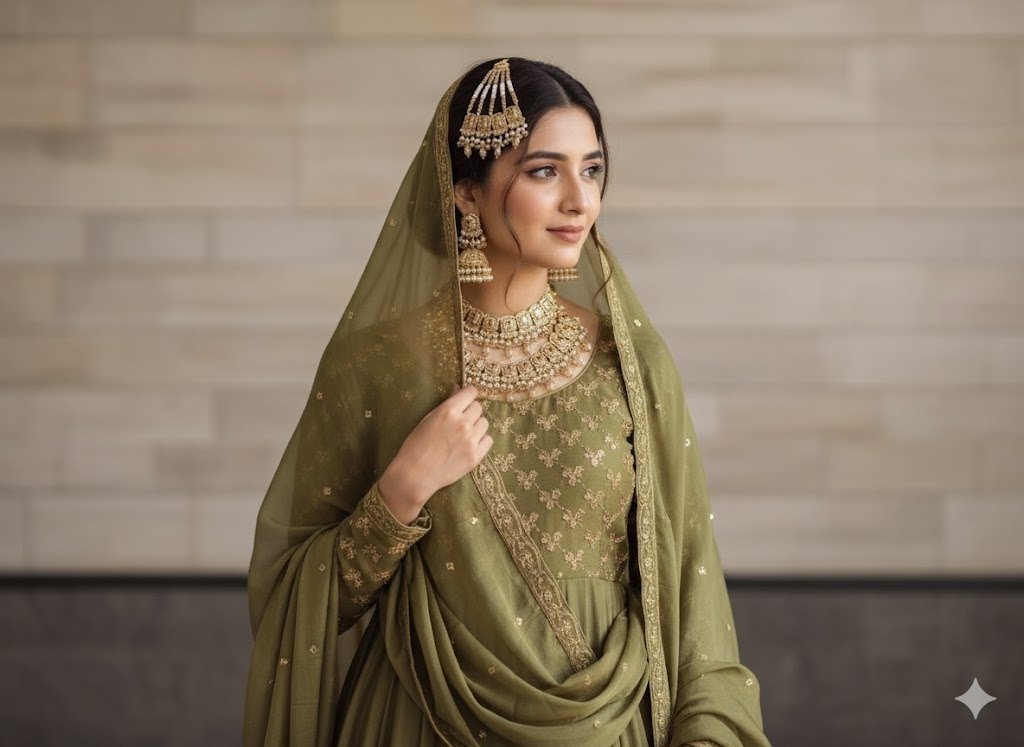 Gold Bridal Choker with Crystals, Pearls & Luxe Detailing - Image 2